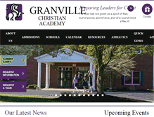 Tablet Screenshot of granvilleca.org